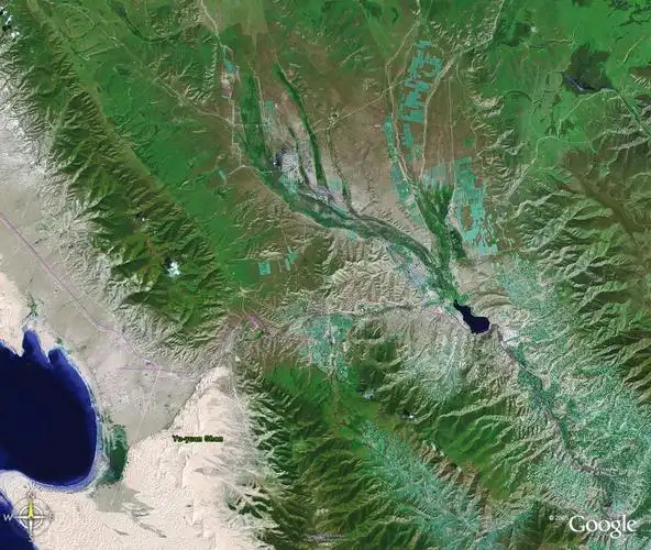 海晏县卫星地图_海北地图_高清版_下载-政区地图