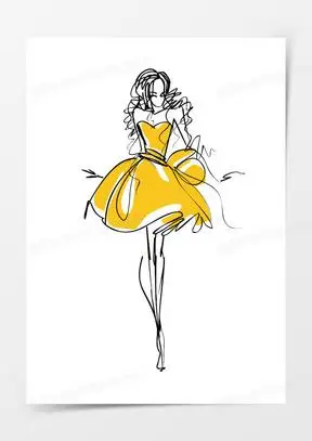 海报背景31简约时尚秋季服装背景图30动感红色线条t恤印花20手绘服装