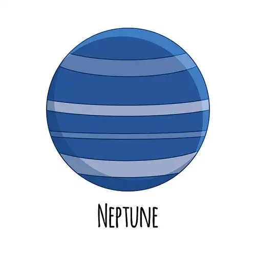 卡通海王星行星图片