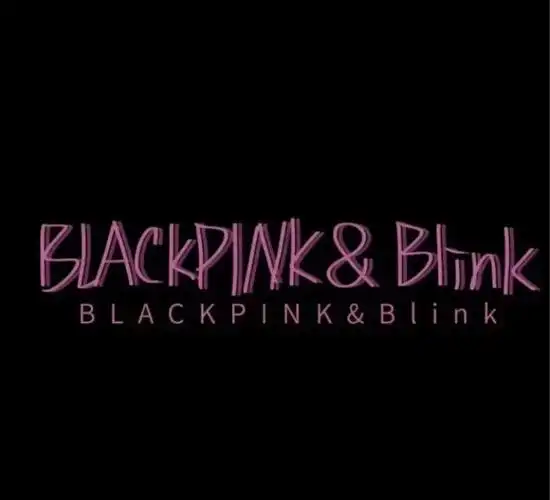 blackpink黑底粉字 - 堆糖,美图壁纸兴趣社区