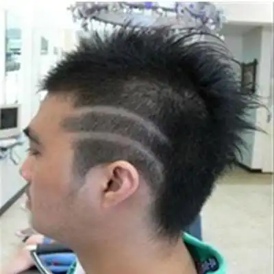 男生鸡公头发型图片教你学会打理自己的鸡公头发型
