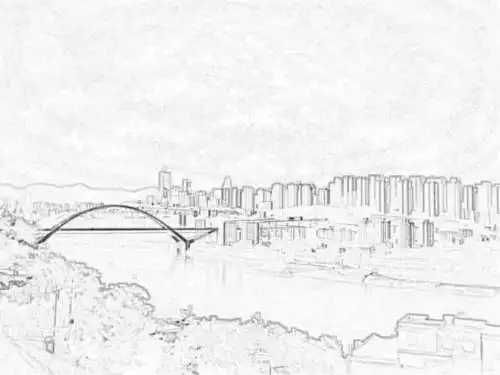 江边简笔画最简单如何画江南美景简笔画江南水乡风景简笔画江南风景简