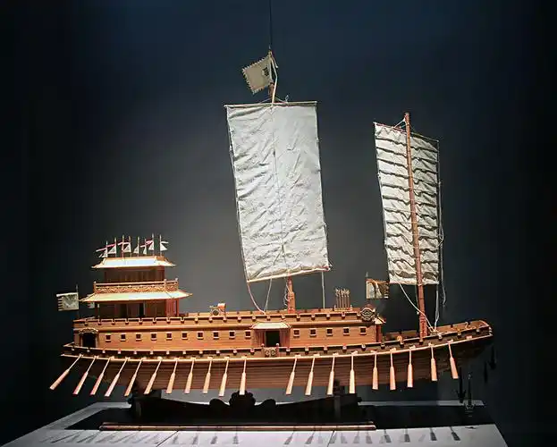 明朝郑和战船_全景网