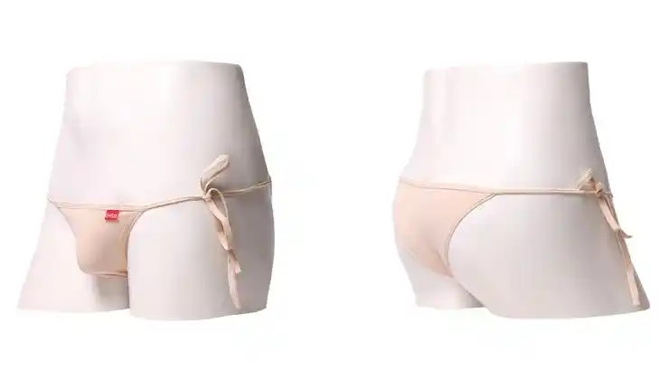 运动激凸囊袋细带性感绑带棉料情趣高叉男士三角裤 男内裤 13009