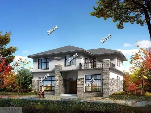 5款带庭院的二层小别墅27万起建借钱都想盖