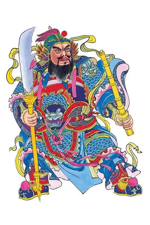 高清门神年画贴图