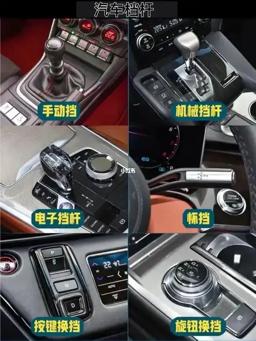 各品牌档次的汽车波档杆,你也都认识吗?