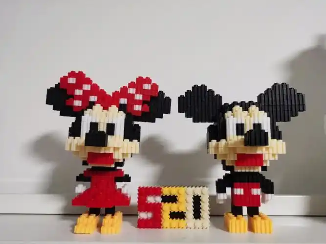 米奇和米妮小积木颗粒拼装