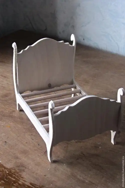 diy-手工课【娃娃屋】迷你家具小床