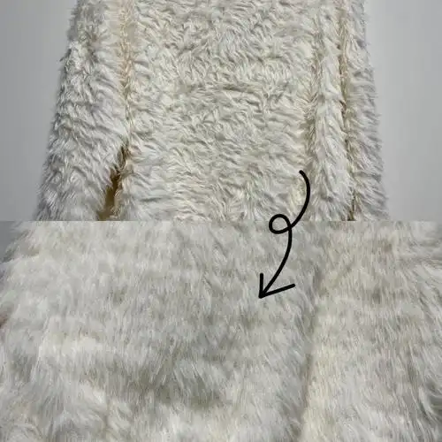 洗护人造纤维毛衣服