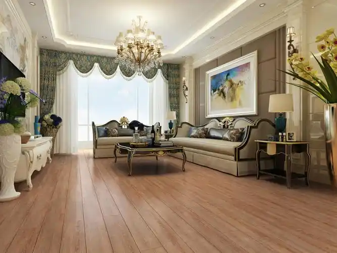 德尔地板强化复合地板t002原木色