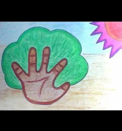 亿加育涵幼儿园【停课不停学】——《手掌画》