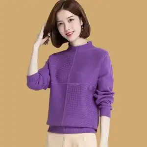 秋冬毛衣女2018新款短款厚针织打底衫韩版宽松百搭时尚羊绒羊毛衫