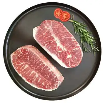 和牛 澳洲m8-m9进口谷饲牛肉粒原切雪花菲力年货送礼 原切牛板腱500g