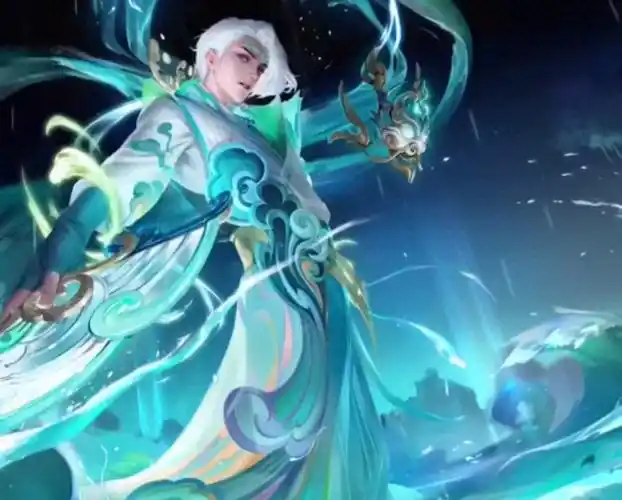 白给成员猫萌:诸葛亮牛年限定皮肤时雨天司来了~60帧高清噢