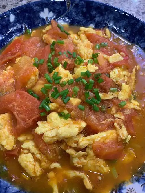 好好吃饭11西红柿炒鸡蛋汤汁起沙才好吃哦