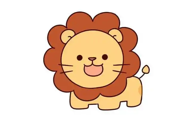 可爱的小动物彩色简笔画大全用数字画小动物的简笔画彩色卡通动物简笔