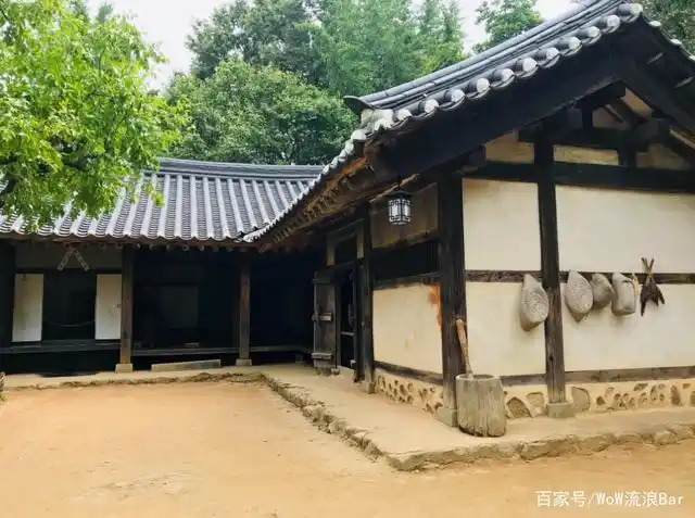 到韩国民俗村,访古代民居,看传统表演