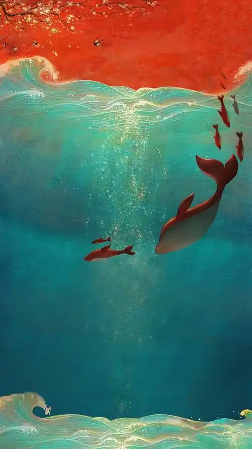 纯手工去水印大鱼海棠壁纸背景手机壁纸