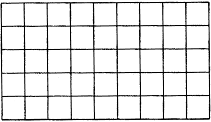 比较一下,它们的周长相等吗?(每个方格代表1平方厘米)