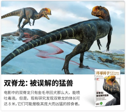 双脊龙是电影《侏罗纪公园》中的明星恐龙.