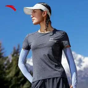 【风尚价】安踏t恤女装2021新款夏季运动短袖舒适短装官网旗