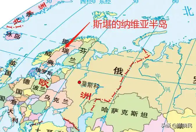 斯堪的纳维亚半岛在哪斯堪的纳维亚半岛两国是哪两国