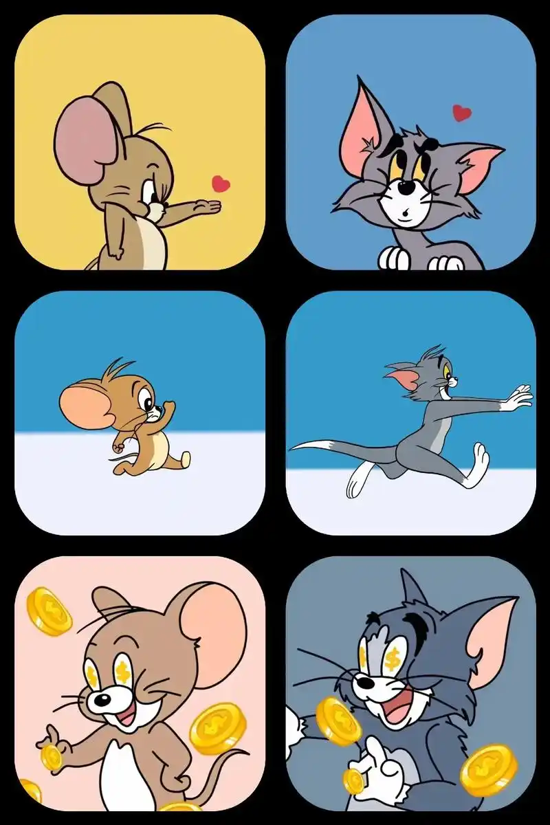 太可爱了啊～快艾特你的臭宝来换吧.#情侣头像 #汤姆和杰瑞  - 抖音