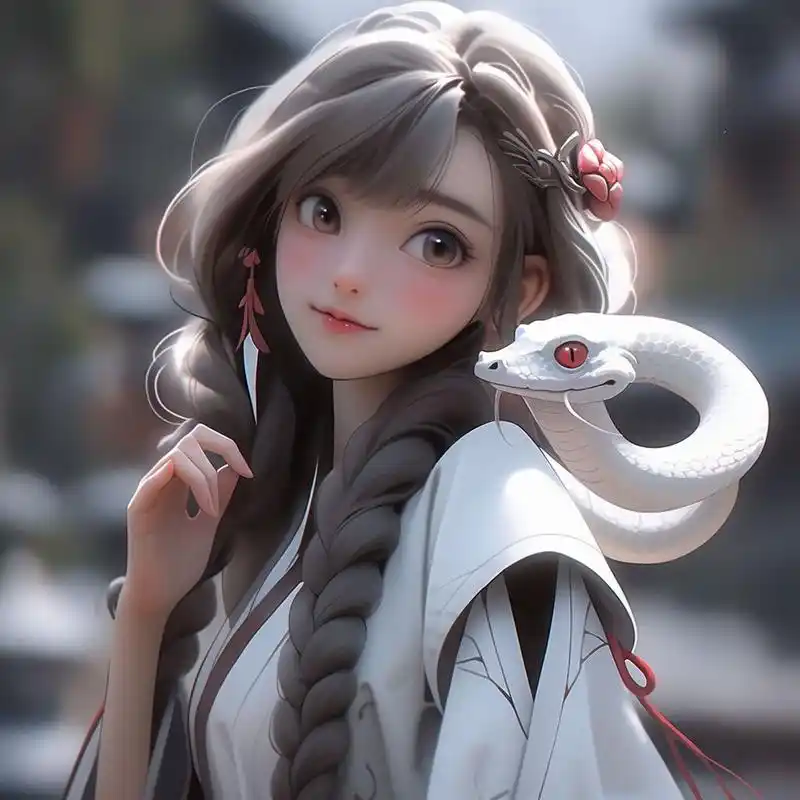 十二生肖 | 少女与蛇 | 头像 -国风 青蛇&白蛇97