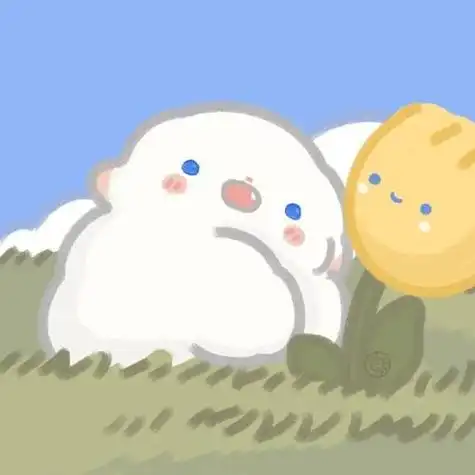 超级可爱软软绵绵的小羊头像