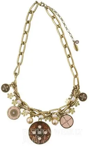 复古花朵项链pilgrim