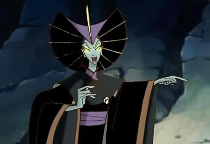 石矶娘娘简笔画