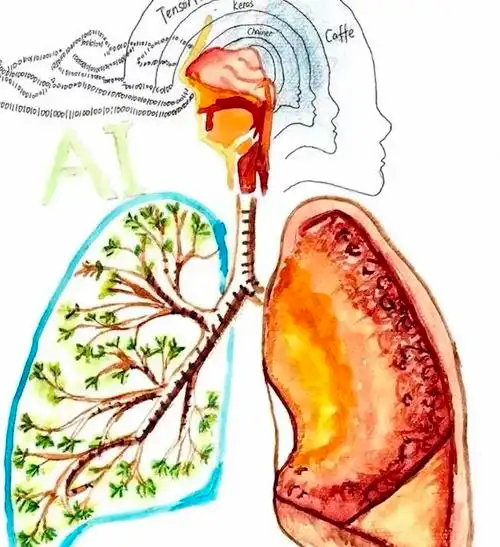 灵魂画手医学生手绘人体解剖图走红