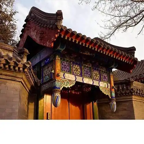 垂花门效果图四合院垂花门简易垂花门垂花门垂珠四合院垂花门