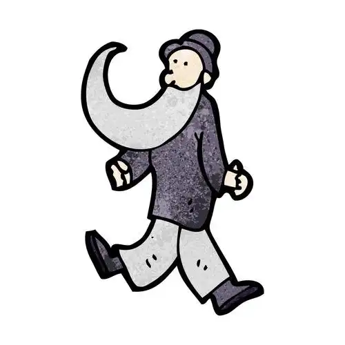 跳舞的老人,向量,在白色背景上跳舞老男人卡通