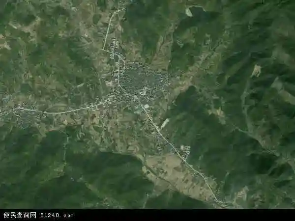 中国浙江省宁波市奉化市裘村镇地图(卫星地图)