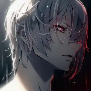 孤独伤感动漫男生头像高清帅气的男生伤感坠落动漫头像图片