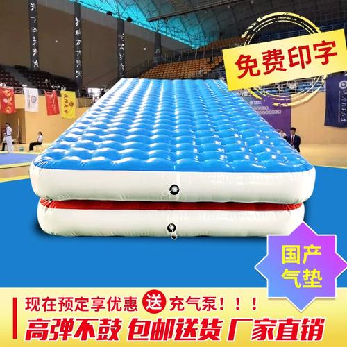 充气国产跆拳道气垫武术体操瑜伽练习加厚气垫训练辅助空翻汽垫子