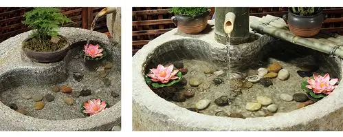 老旧石槽鱼缸石磨花盆流水景观石头水槽水缸养鱼户外庭院装饰摆件