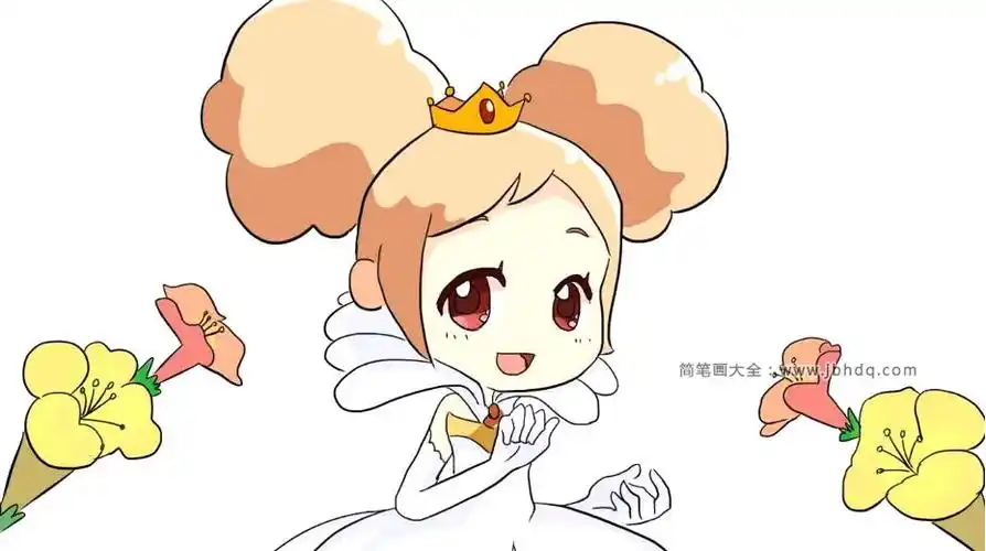 小花仙之夏安安演天鹅公主时穿的服装_视频教程-简笔画大全