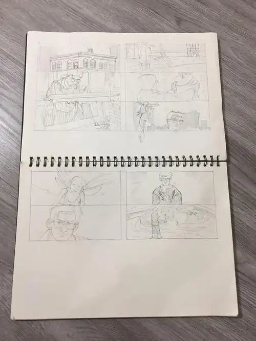 分镜头练习8|插画|插画习作|penny0298 - 临摹作品 - 站酷 (zcool)