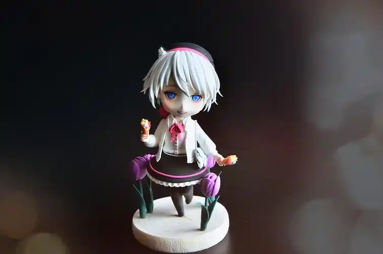 言和q版粘土手办