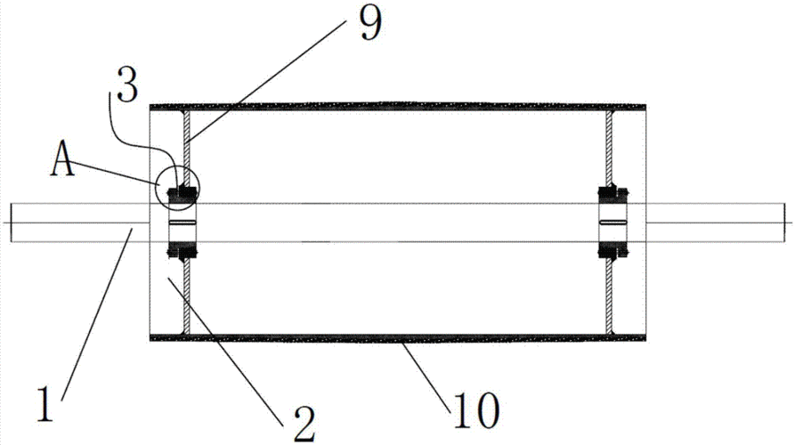 一种便于安装拆卸的滚筒的制作方法