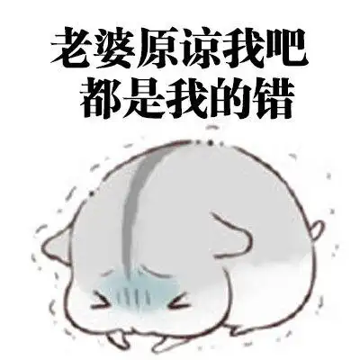 老婆原谅我吧,都是我的错