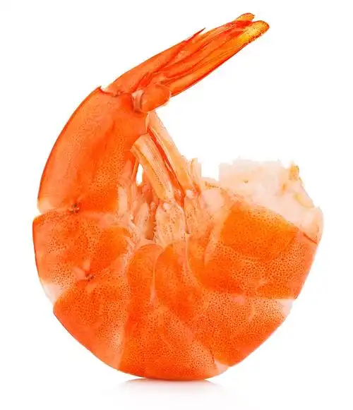 新鲜的美味虾肉高清图片