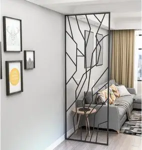 挡床的屏风隔断隔断北欧风格卧室隔断墙隔房间平风屏风隔断客厅w8