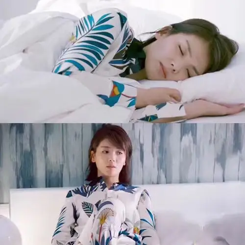 欢乐颂2安迪刘涛睡衣四件套 夏季60支埃及长绒棉被套床单床笠