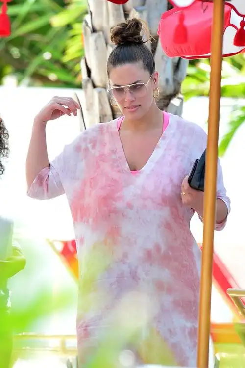 ashley greham at a pool in miami beach 06/02/2018