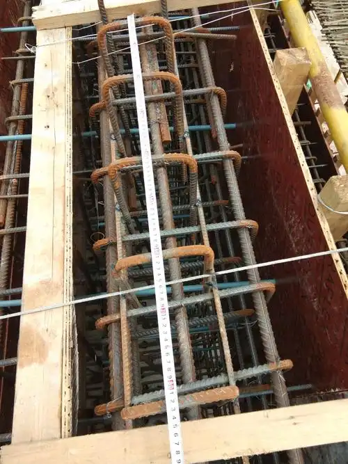 锚固钢筋位置及间距复核