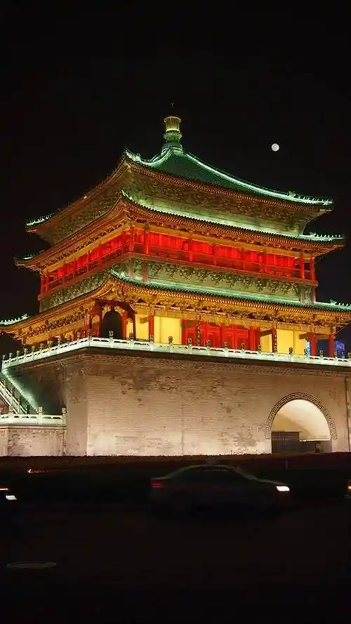 钟鼓楼,特色建筑,标志性建筑,手机壁纸西安钟鼓楼